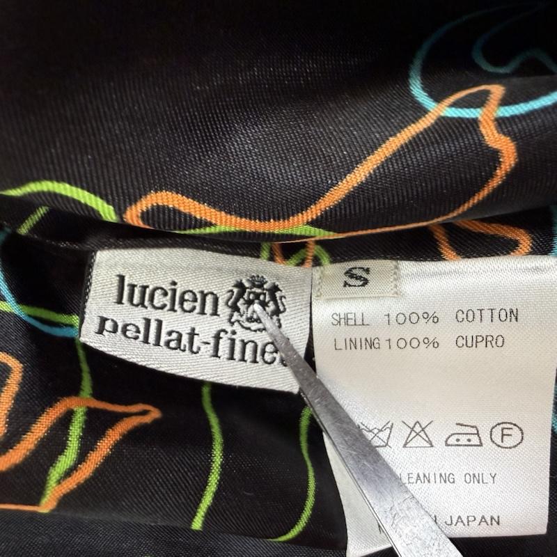 ルシアンペラフィネ Lucien Pellat-Finet ジャケット、上着 ジャンパー、ブルゾン フーデッド ジャケット ビック スカル マリファナ S 黒 / ブラック / black メンズ USED 古着 中古 50150623