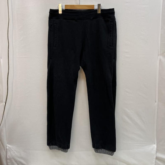 ビームス エスエスゼット BEAMS SSZ ボトムス ボトムス ロゴ刺繍 ダブルリブ スウェットパンツ S 黒 / ブラック / black メンズ USED 古着 中古 50150627