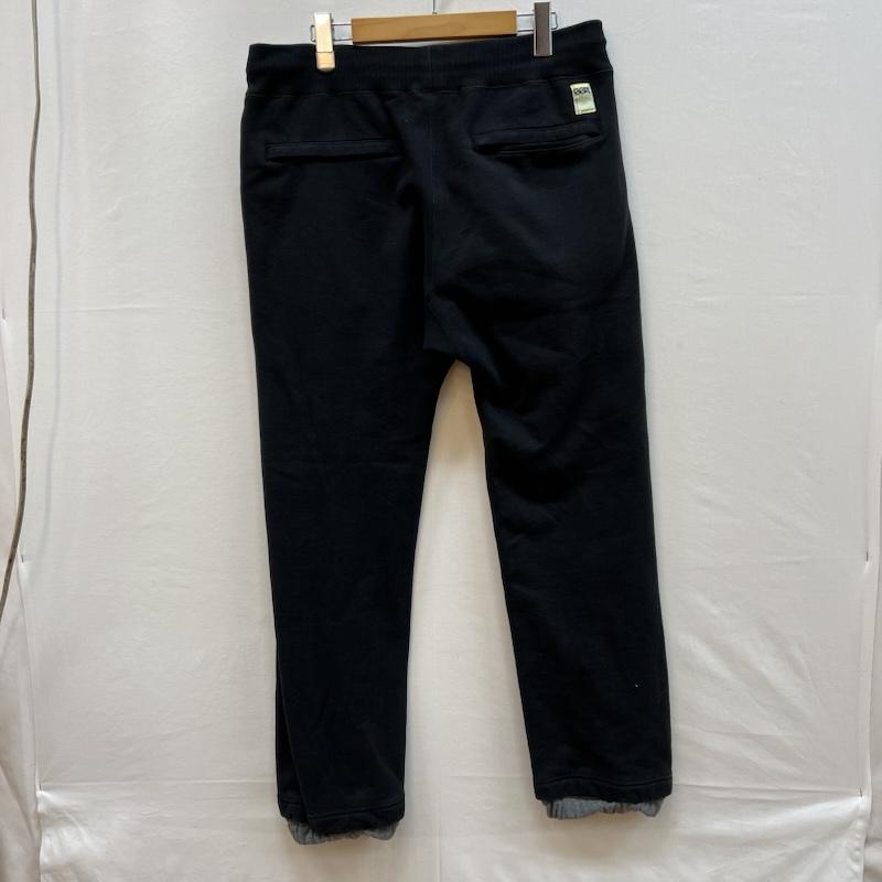 ビームス エスエスゼット BEAMS SSZ ボトムス ボトムス ロゴ刺繍 ダブルリブ スウェットパンツ S 黒 / ブラック / black メンズ USED 古着 中古 50150627