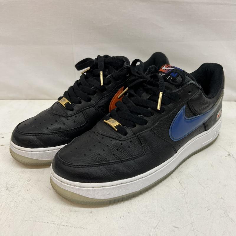 ナイキ NIKE スニーカー スニーカー KITH × AIR FORCE 1 NEW YORK KNICKS キス エアフォース CZ7928-001 26.5cm 黒 / ブラック / black メンズ USED 古着 中古 50150633