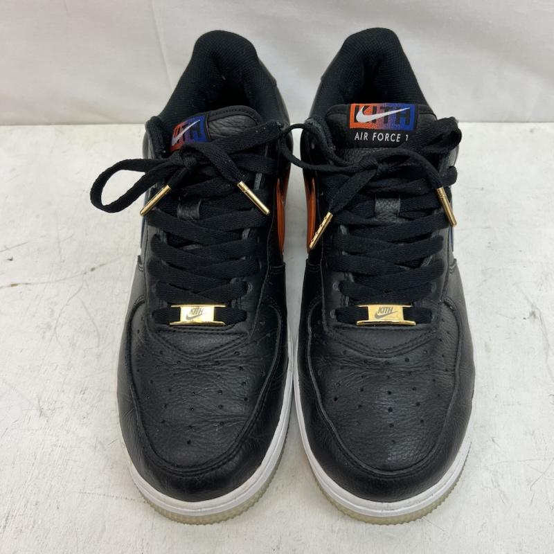 ナイキ NIKE スニーカー スニーカー KITH × AIR FORCE 1 NEW YORK KNICKS キス エアフォース CZ7928-001 26.5cm 黒 / ブラック / black メンズ USED 古着 中古 50150633