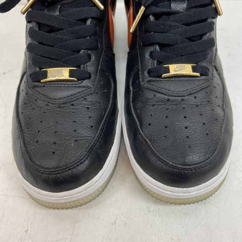 ナイキ NIKE スニーカー スニーカー KITH × AIR FORCE 1 NEW YORK KNICKS キス エアフォース CZ7928-001 26.5cm 黒 / ブラック / black メンズ USED 古着 中古 50150633