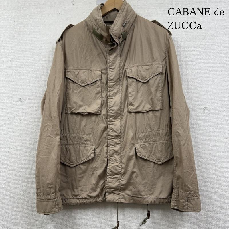 カバンドズッカ CABANE de ZUCCa ジャケット、上着 ジャンパー、ブルゾン ミリタリージャケット 薄手 CZ12FC610 ZU11-CZ12 M 茶 / ブラウン / brown メンズ USED 古着 中古 50150641