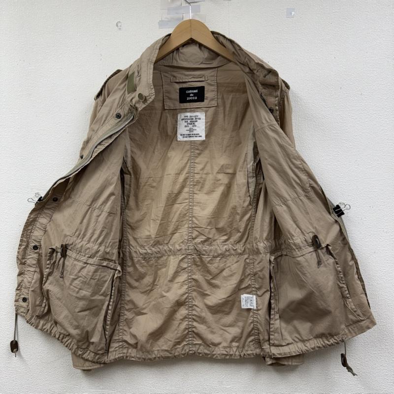 カバンドズッカ CABANE de ZUCCa ジャケット、上着 ジャンパー、ブルゾン ミリタリージャケット 薄手 CZ12FC610 ZU11-CZ12 M 茶 / ブラウン / brown メンズ USED 古着 中古 50150641