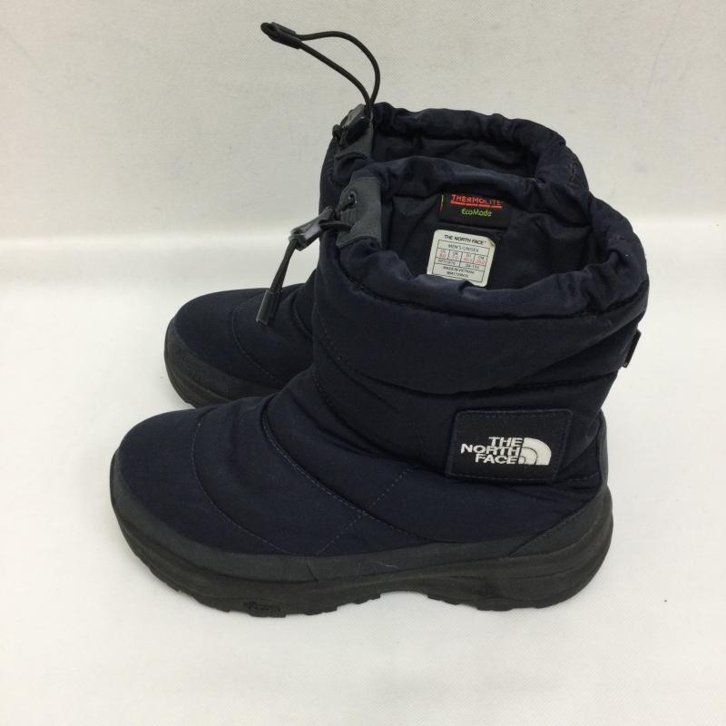 ザノースフェイス THE NORTH FACE ブーツ ショートブーツ THE NORTH FACE 9041729N3X NuptseBootie ヌプシブーツ シューズ THEMOLITE 26.0cm 無地 黒 / ブラック / black メンズ USED 古着 中古 50150663