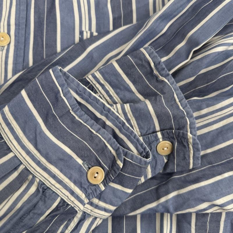 ポロバイラルフローレン Polo by RALPH LAUREN シャツ、ブラウス 長袖 ストライプシャツ長袖 シャツ XL 青 / ブルー / blue X 白 / ホワイト / white メンズ USED 古着 中古 50150685