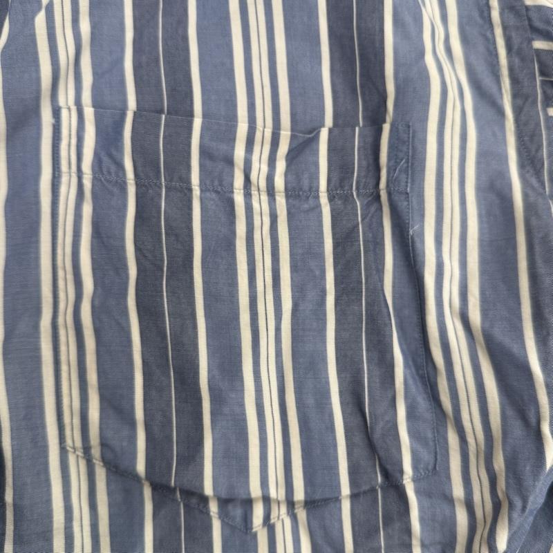 ポロバイラルフローレン Polo by RALPH LAUREN シャツ、ブラウス 長袖 ストライプシャツ長袖 シャツ XL 青 / ブルー / blue X 白 / ホワイト / white メンズ USED 古着 中古 50150685