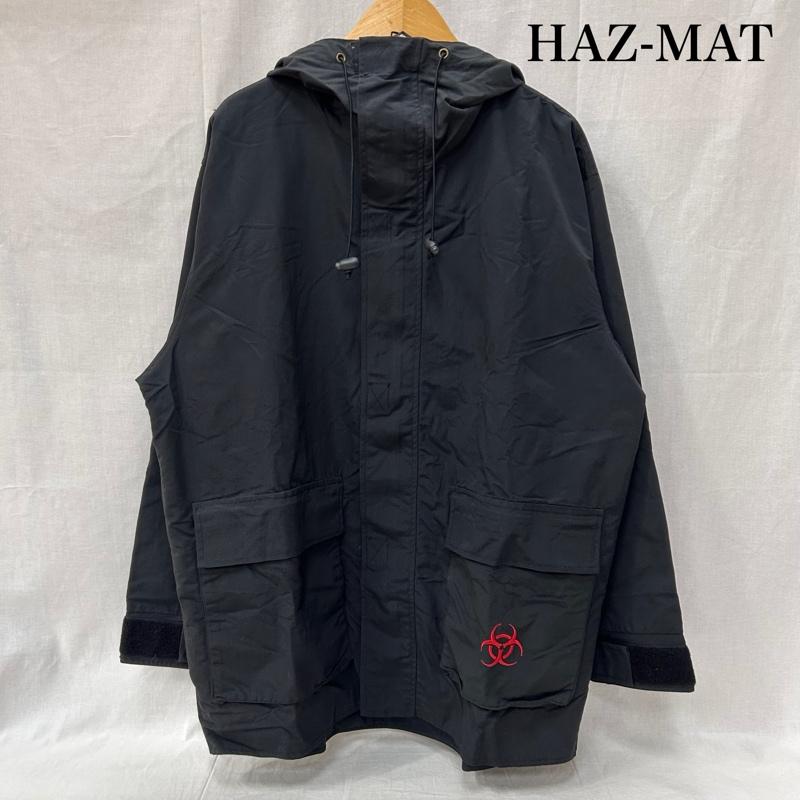 古着 USED ジャケット、上着 ジャンパー、ブルゾン 90s HAZ-MAT USA製 フルジップジャンパー black L L ワンポイント 黒 / ブラック / black メンズ USED 古着 中古 50150686