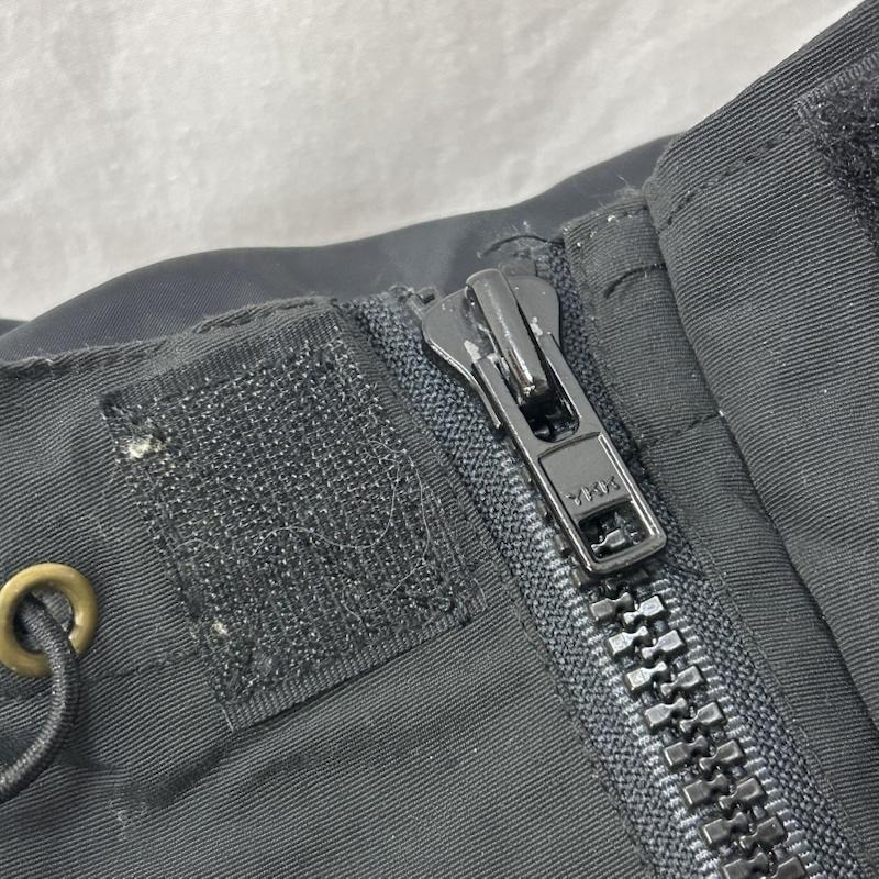 古着 USED ジャケット、上着 ジャンパー、ブルゾン 90s HAZ-MAT USA製 フルジップジャンパー black L L ワンポイント 黒 / ブラック / black メンズ USED 古着 中古 50150686