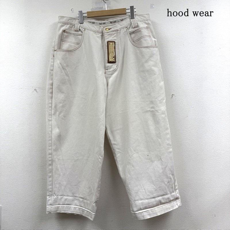 古着 USED パンツ デニム、ジーンズ hood wear デニム パンツ バギー オーバーサイズ ストリート 38インチ 白 / ホワイト / white メンズ USED 古着 中古 50150690