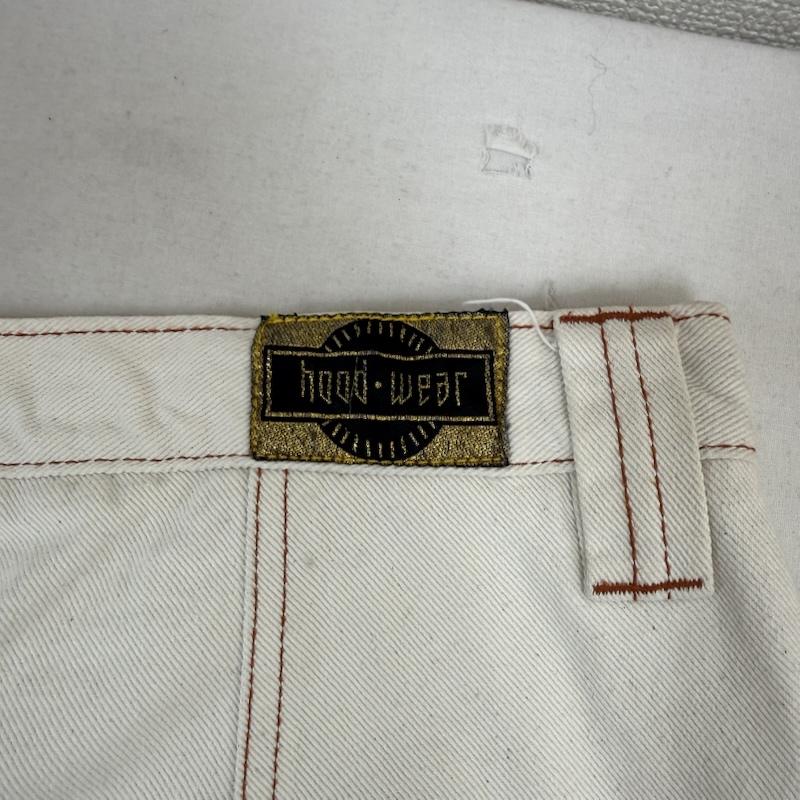 古着 USED パンツ デニム、ジーンズ hood wear デニム パンツ バギー オーバーサイズ ストリート 38インチ 白 / ホワイト / white メンズ USED 古着 中古 50150690