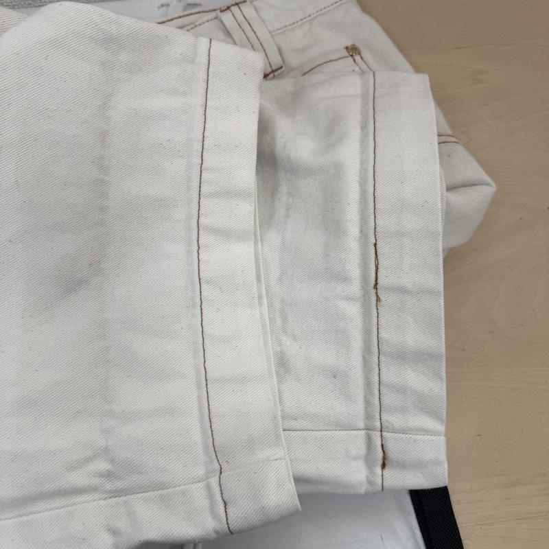 古着 USED パンツ デニム、ジーンズ hood wear デニム パンツ バギー オーバーサイズ ストリート 38インチ 白 / ホワイト / white メンズ USED 古着 中古 50150690