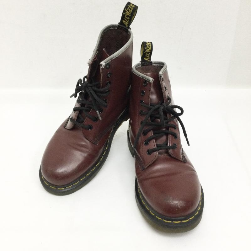 ドクターマーチン Dr.Martens ブーツ ショートブーツ DR.MARTENS ドクターマーチン 靴 ブーツ 11822600 1460 8ホールブーツ UK：5 えんじ / ワインレッド / dark red レディース USED 古着 中古 50150695