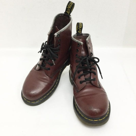 ドクターマーチン Dr.Martens ブーツ ショートブーツ DR.MARTENS ドクターマーチン 靴 ブーツ 11822600 1460 8ホールブーツ UK：5 えんじ / ワインレッド / dark red レディース USED 古着 中古 50150695