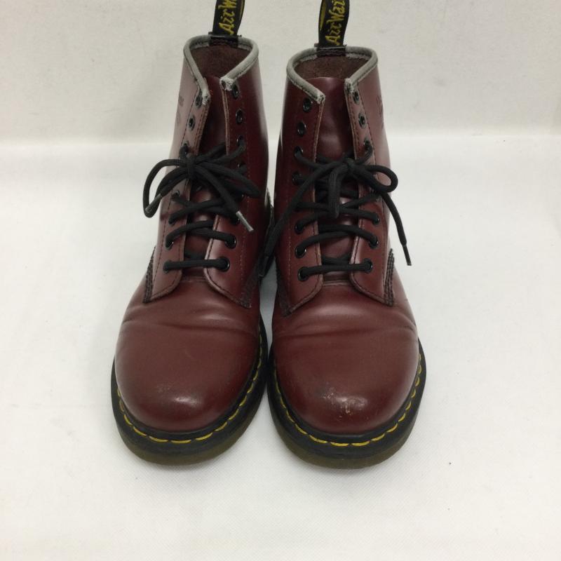 ドクターマーチン Dr.Martens ブーツ ショートブーツ DR.MARTENS ドクターマーチン 靴 ブーツ 11822600 1460 8ホールブーツ UK：5 えんじ / ワインレッド / dark red レディース USED 古着 中古 50150695