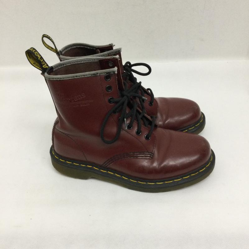 ドクターマーチン Dr.Martens ブーツ ショートブーツ DR.MARTENS ドクターマーチン 靴 ブーツ 11822600 1460 8ホールブーツ UK：5 えんじ / ワインレッド / dark red レディース USED 古着 中古 50150695