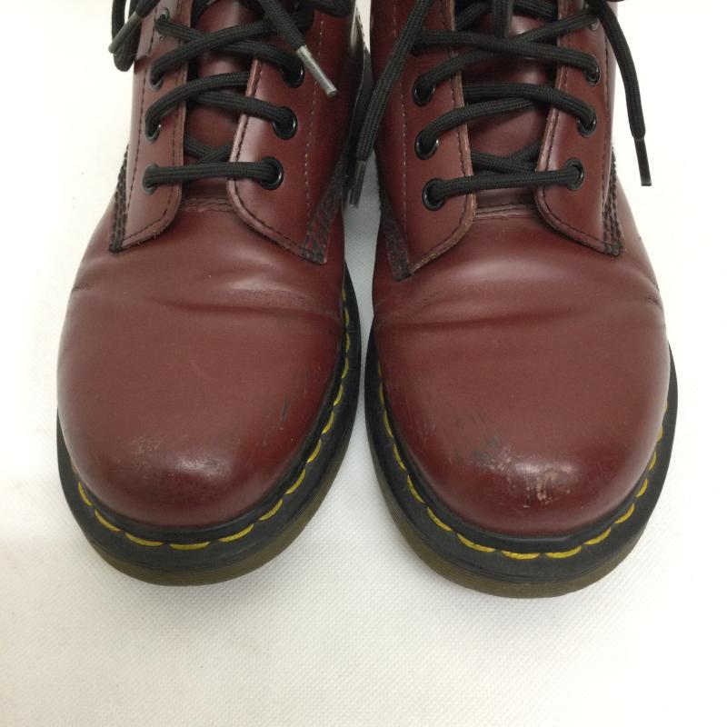 ドクターマーチン Dr.Martens ブーツ ショートブーツ DR.MARTENS ドクターマーチン 靴 ブーツ 11822600 1460 8ホールブーツ UK：5 えんじ / ワインレッド / dark red レディース USED 古着 中古 50150695