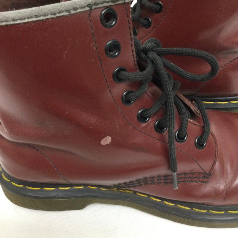 ドクターマーチン Dr.Martens ブーツ ショートブーツ DR.MARTENS ドクターマーチン 靴 ブーツ 11822600 1460 8ホールブーツ UK：5 えんじ / ワインレッド / dark red レディース USED 古着 中古 50150695