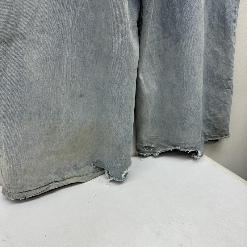 ヴェトモン VETEMENTS パンツ デニム、ジーンズ 24SS BIG SHAPE DENIM PANTS ビッグ シェイプ ワイド デニム パンツ UE64PA130N 32インチ インディゴ / インディゴ / Indigo メンズ USED 古着 中古 50150699