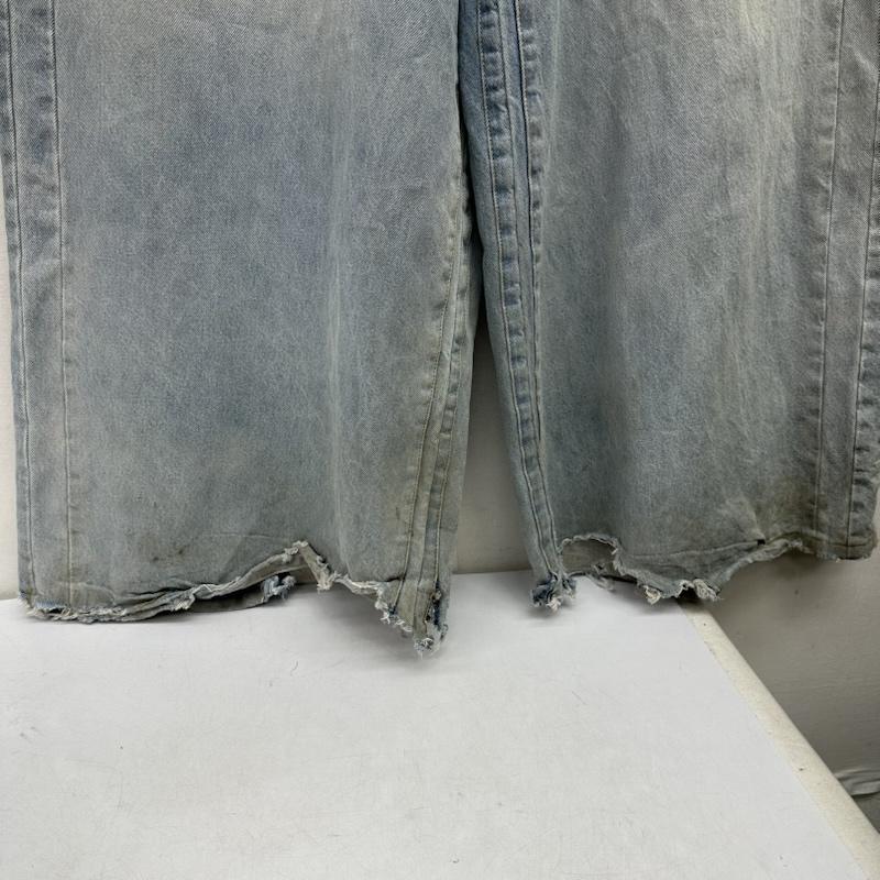 ヴェトモン VETEMENTS パンツ デニム、ジーンズ 24SS BIG SHAPE DENIM PANTS ビッグ シェイプ ワイド デニム パンツ UE64PA130N 32インチ インディゴ / インディゴ / Indigo メンズ USED 古着 中古 50150699