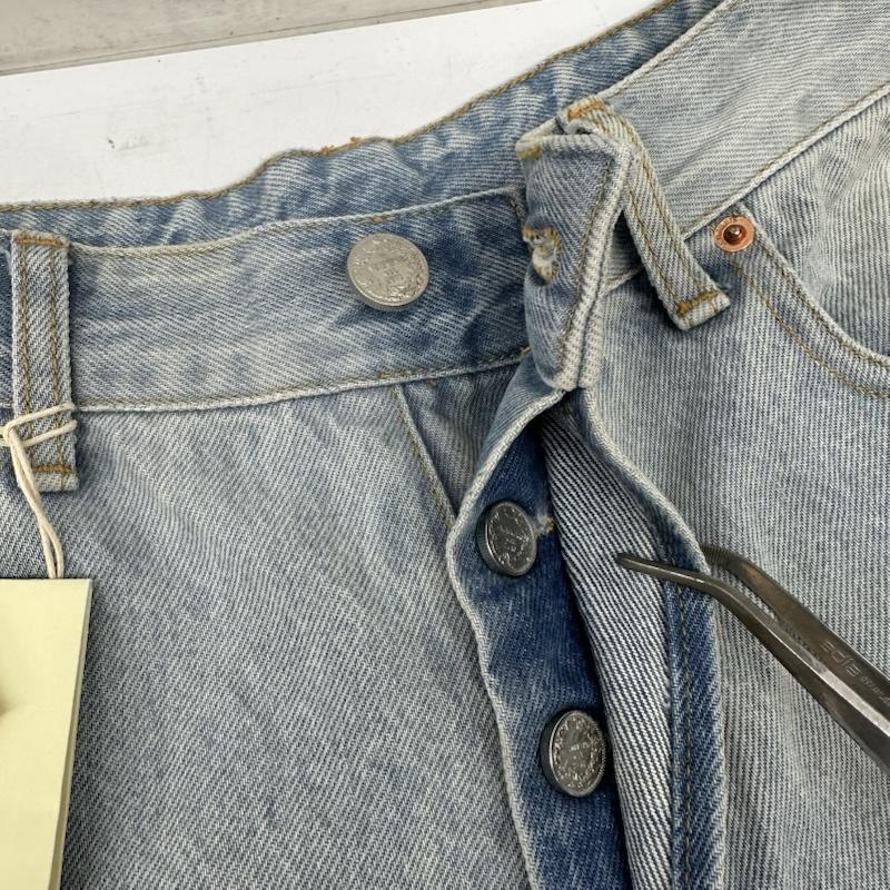 ヴェトモン VETEMENTS パンツ デニム、ジーンズ 24SS BIG SHAPE DENIM PANTS ビッグ シェイプ ワイド デニム パンツ UE64PA130N 32インチ インディゴ / インディゴ / Indigo メンズ USED 古着 中古 50150699