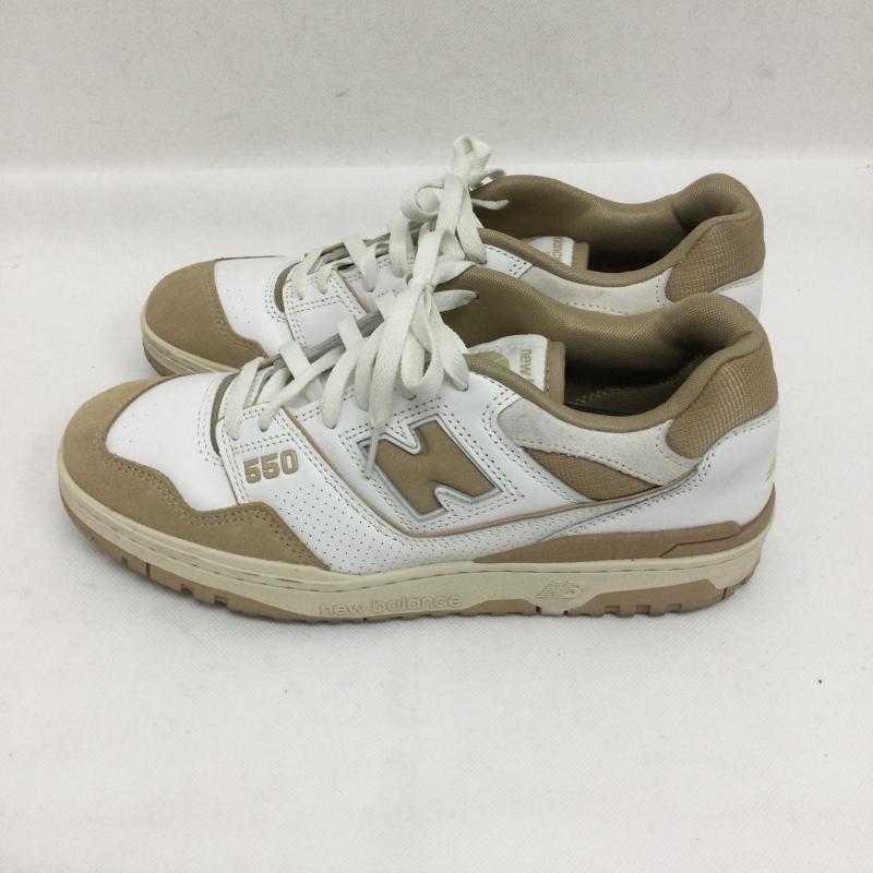 ニューバランス New Balance スニーカー スニーカー New Balance ニューバランス スニーカー BB550NEC WHITE BEIGE 27.5cm 白 / ホワイト / white X ベージュ / ベージュ / beige メンズ USED 古着 中古 50150700