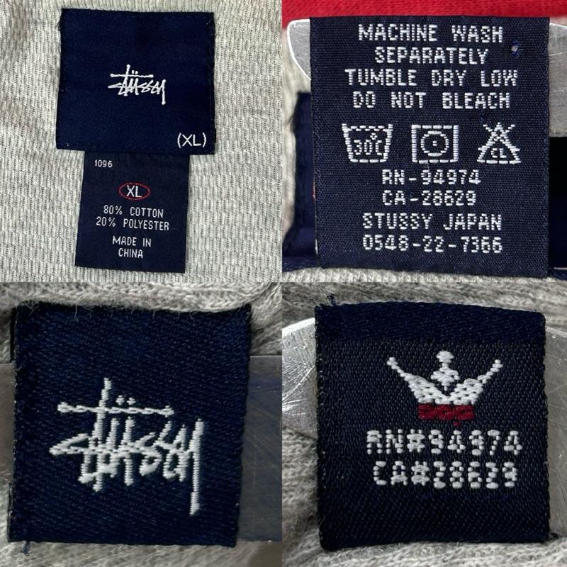 ステューシー STUSSY ジャケット、上着 ジャンパー、ブルゾン 90s OLDSTUSSY 紺タグ ショーンフォントロゴ スウェット コーチジャケット ロゴ刺繍 レッド XLサイズ XL 無地 X ロゴ、文字 赤 / レッド / red メンズ USED 古着 中古 50150705
