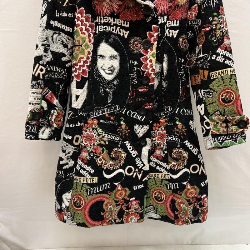 デシグアル Desigual コート コート一般 総柄 ジャガード織 コート 46E2033 38 メンズ USED 古着 中古 50150706