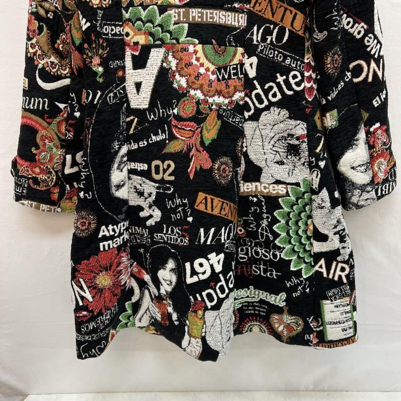 デシグアル Desigual コート コート一般 総柄 ジャガード織 コート 46E2033 38 メンズ USED 古着 中古 50150706