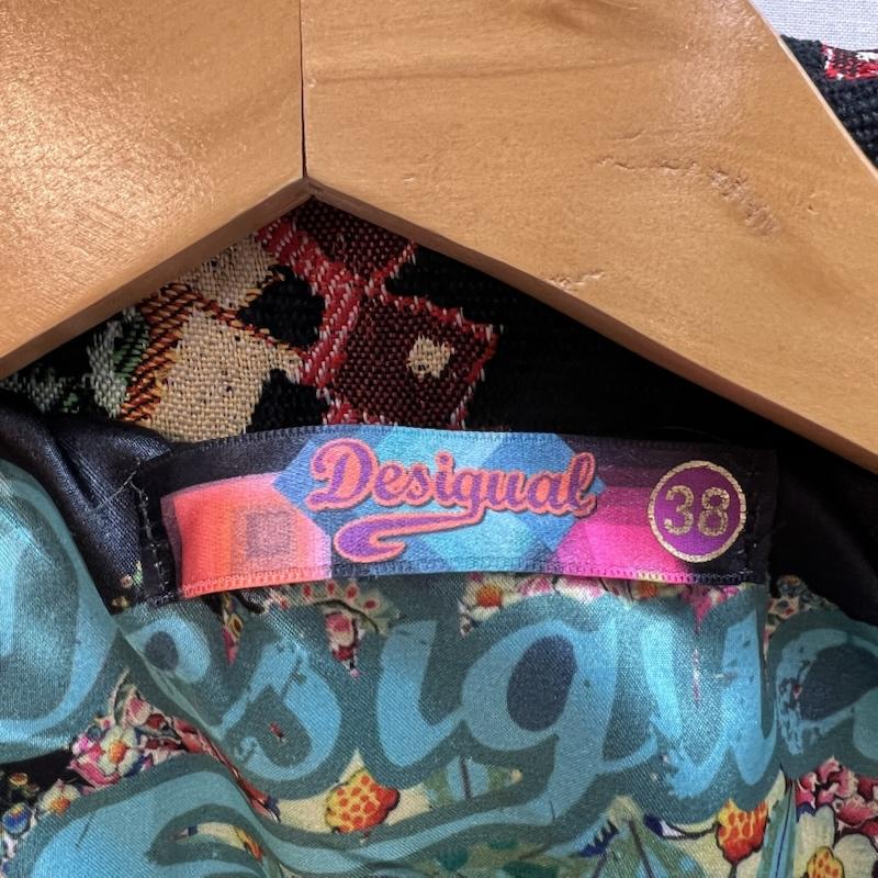 デシグアル Desigual コート コート一般 総柄 ジャガード織 コート 46E2033 38 メンズ USED 古着 中古 50150706