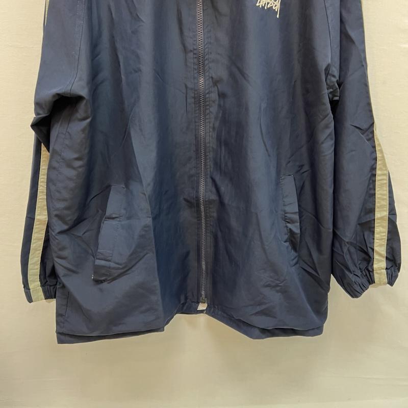 ステューシー STUSSY ジャケット、上着 ジャンパー、ブルゾン 90s USA製 紺タグ トラックジャケット オールド ビンテージ L 紺 / ネイビー / navy メンズ USED 古着 中古 50150707