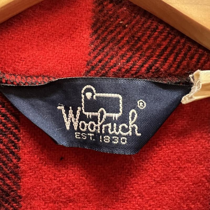 ウールリッチ WOOLRICH ジャケット、上着 ジャンパー、ブルゾン 80s USA製 バッファローチェック ウール マッキーノジャケット M 赤 / レッド / red メンズ USED 古着 中古 50150709