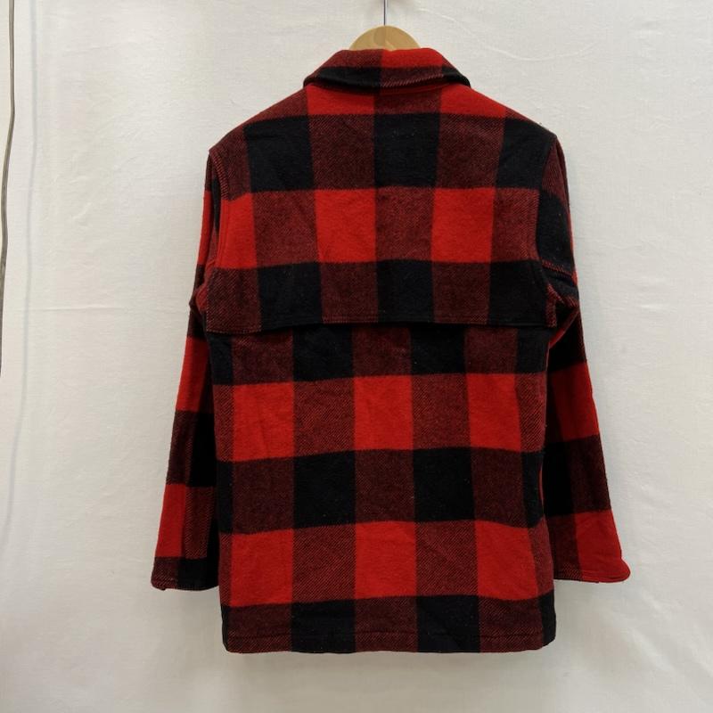 ウールリッチ WOOLRICH ジャケット、上着 ジャンパー、ブルゾン 80s USA製 バッファローチェック ウール マッキーノジャケット M 赤 / レッド / red メンズ USED 古着 中古 50150709