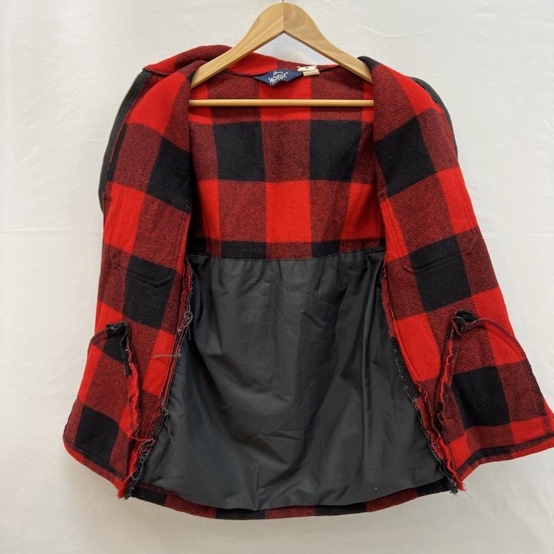ウールリッチ WOOLRICH ジャケット、上着 ジャンパー、ブルゾン 80s USA製 バッファローチェック ウール マッキーノジャケット M 赤 / レッド / red メンズ USED 古着 中古 50150709