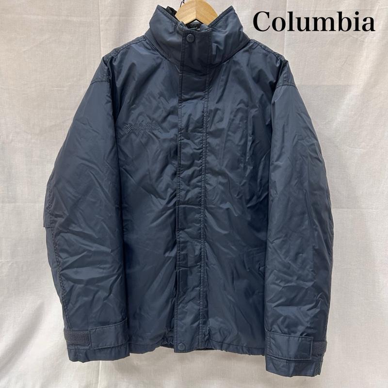 コロンビア Columbia ジャケット、上着 ジャンパー、ブルゾン ナイロンジャケット キルティングジャケット インナー付き グレー Mサイズ PM5068 PM7149 M 無地 X ワンポイント 灰 / グレー / gray メンズ USED 古着 中古 50150716