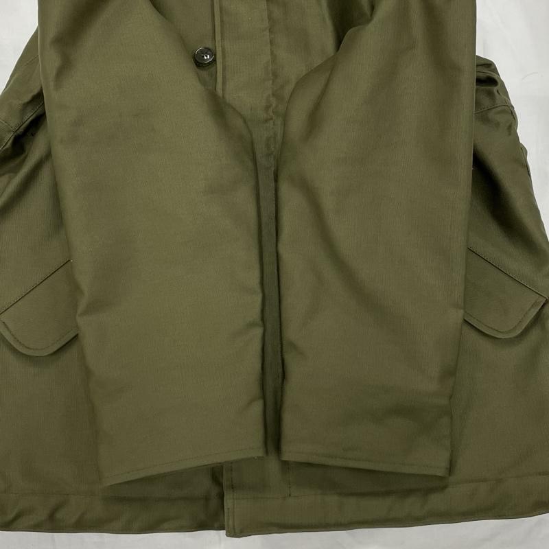 ヒューストン HOUSTON ジャケット、上着 ジャンパー、ブルゾン WATER REPELLENT ミリタリー デッキジャケット 撥水加工 日本製 001-11-193 65913 44 無地 カーキ / カーキ / khaki X 茶 / ブラウン / brown メンズ USED 古着 中古 50150728