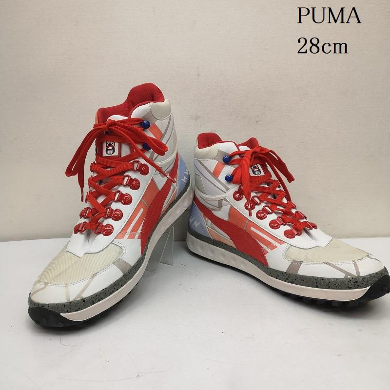 プーマ PUMA スニーカー スニーカー Freezy Freakies トランスフォーマー スニーカー 28.0cm 白 / ホワイト / white X 赤 / レッド / red メンズ USED 古着 中古 50150735