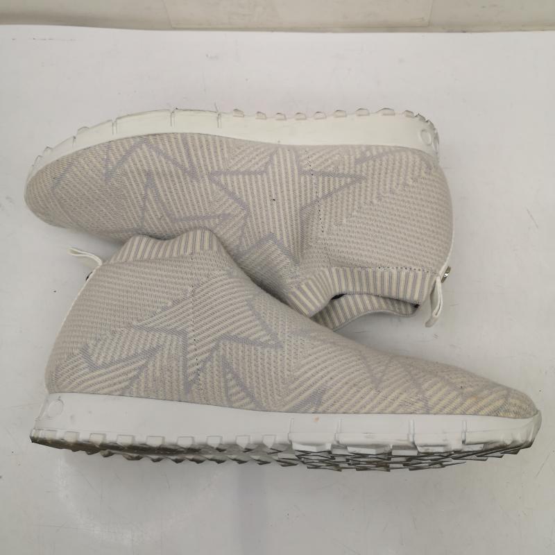 ジミーチュウ JIMMY CHOO スニーカー スニーカー 19SS NORWAY/M ニット スニーカー 41 25.5cm 白 / ホワイト / white メンズ USED 古着 中古 50150738