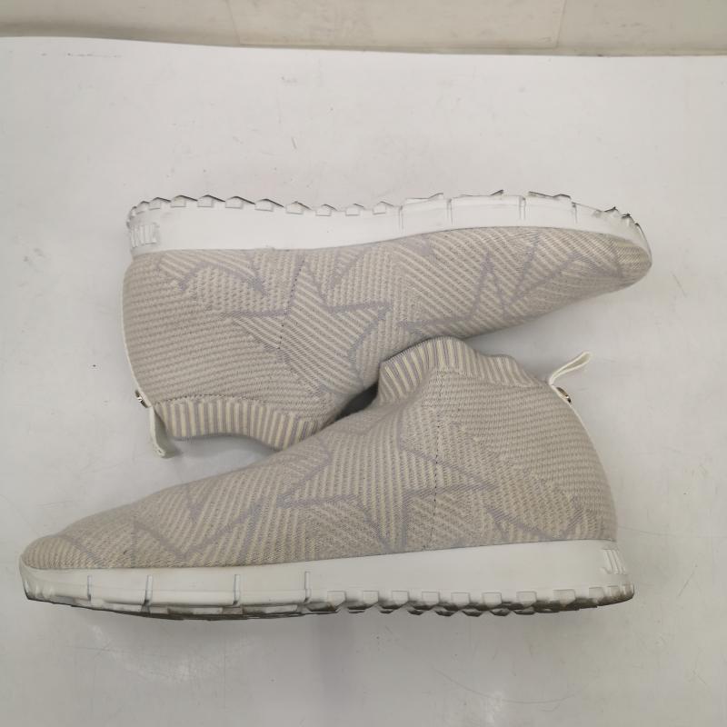 ジミーチュウ JIMMY CHOO スニーカー スニーカー 19SS NORWAY/M ニット スニーカー 41 25.5cm 白 / ホワイト / white メンズ USED 古着 中古 50150738