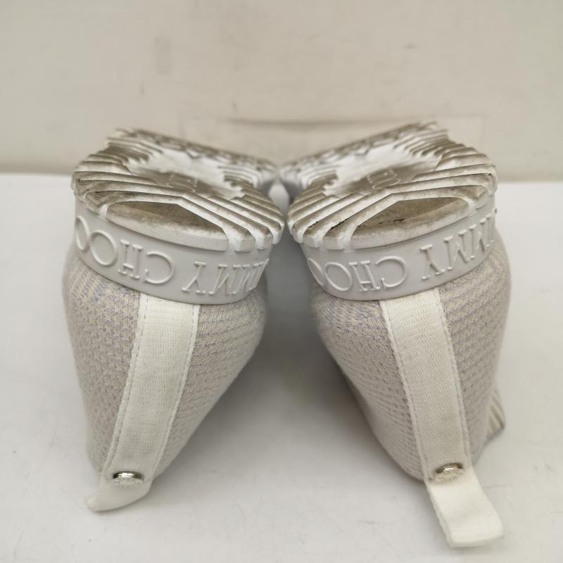ジミーチュウ JIMMY CHOO スニーカー スニーカー 19SS NORWAY/M ニット スニーカー 41 25.5cm 白 / ホワイト / white メンズ USED 古着 中古 50150738