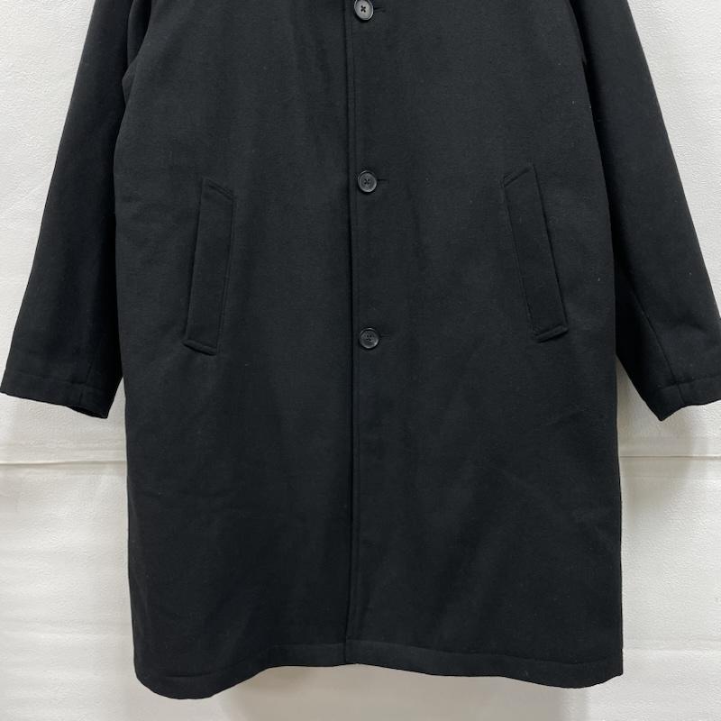 ルイス Lui s コート コート一般 ステンカラー ロング コート 無地 M 無地 黒 / ブラック / black メンズ USED 古着 中古 50150754
