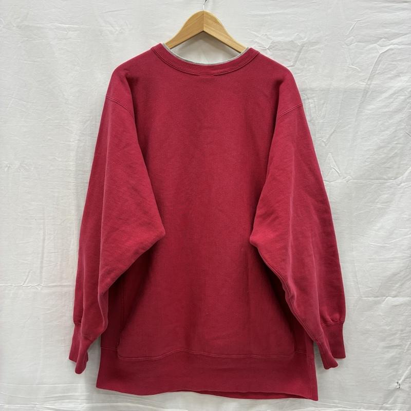 チャンピオン Champion トレーナー 長袖 90s 00s USA製 REVERSE WEAVE リバースウィーブ スウェット トレーナー XXL ロゴ、文字 X 刺繍 赤 / レッド / red メンズ USED 古着 中古 50150772