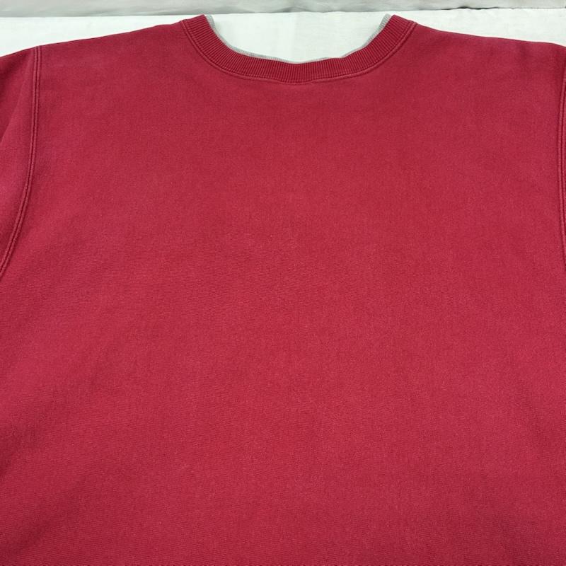 チャンピオン Champion トレーナー 長袖 90s 00s USA製 REVERSE WEAVE リバースウィーブ スウェット トレーナー XXL ロゴ、文字 X 刺繍 赤 / レッド / red メンズ USED 古着 中古 50150772