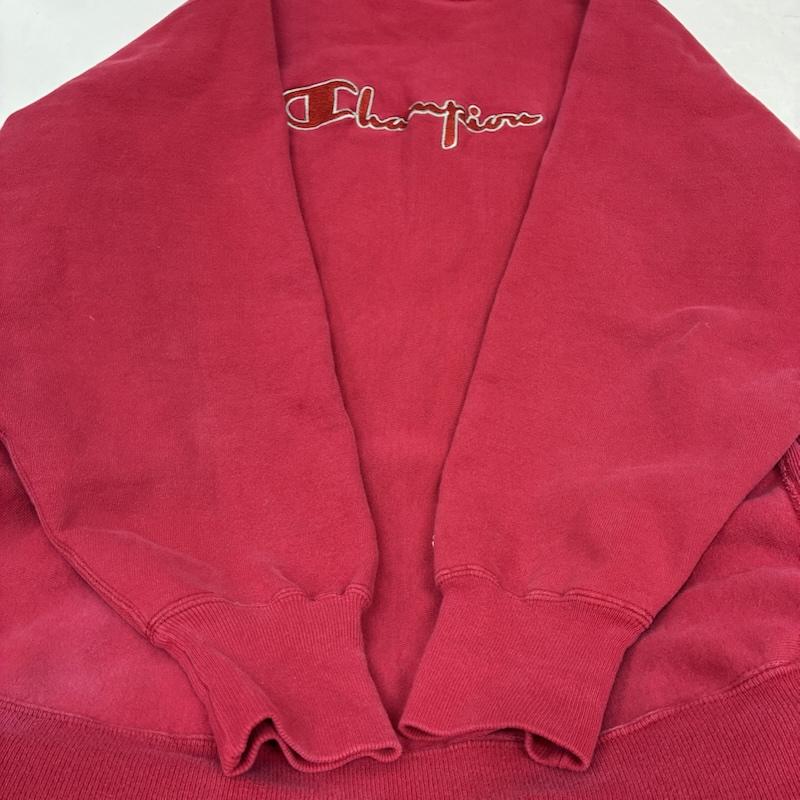 チャンピオン Champion トレーナー 長袖 90s 00s USA製 REVERSE WEAVE リバースウィーブ スウェット トレーナー XXL ロゴ、文字 X 刺繍 赤 / レッド / red メンズ USED 古着 中古 50150772