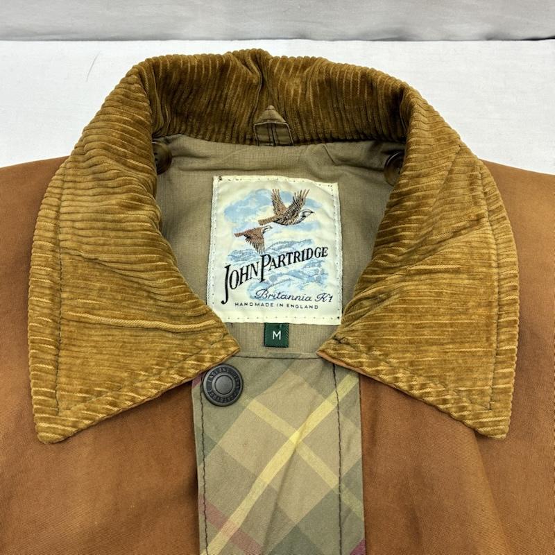 ヴィンテージ VINTAGE ジャケット、上着 ジャンパー、ブルゾン JOHN PARTRIDGE イングランド製 ワックス コットン キャンバス ハンティング ジャケット M チェック メンズ USED 古着 中古 50150778