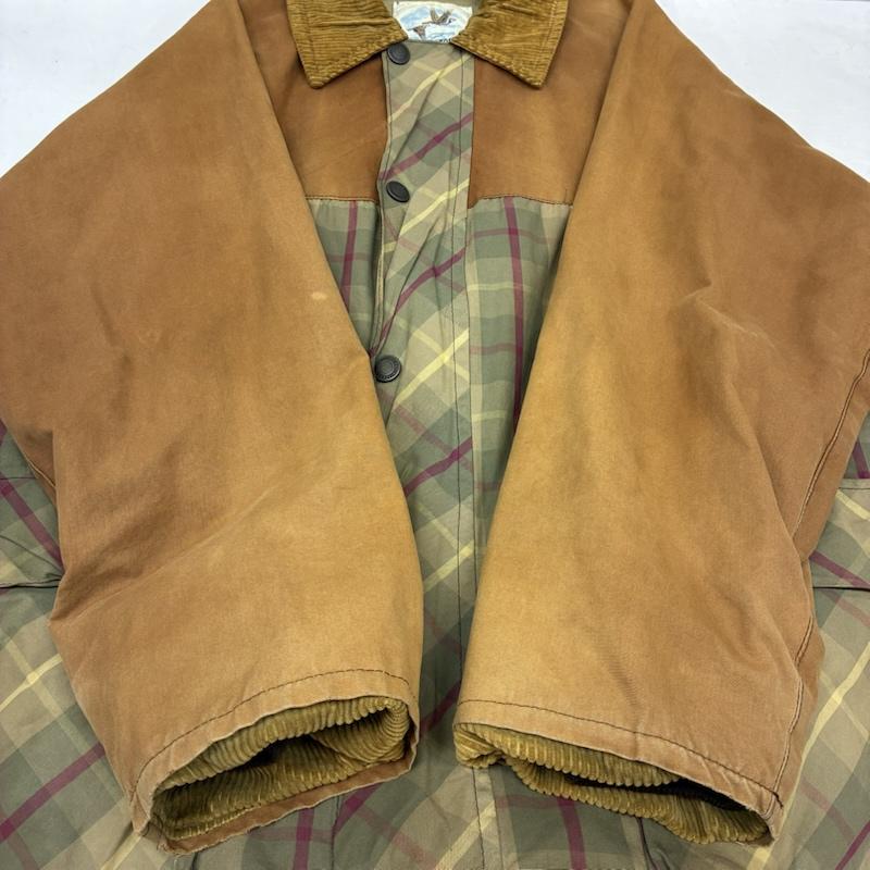 ヴィンテージ VINTAGE ジャケット、上着 ジャンパー、ブルゾン JOHN PARTRIDGE イングランド製 ワックス コットン キャンバス ハンティング ジャケット M チェック メンズ USED 古着 中古 50150778