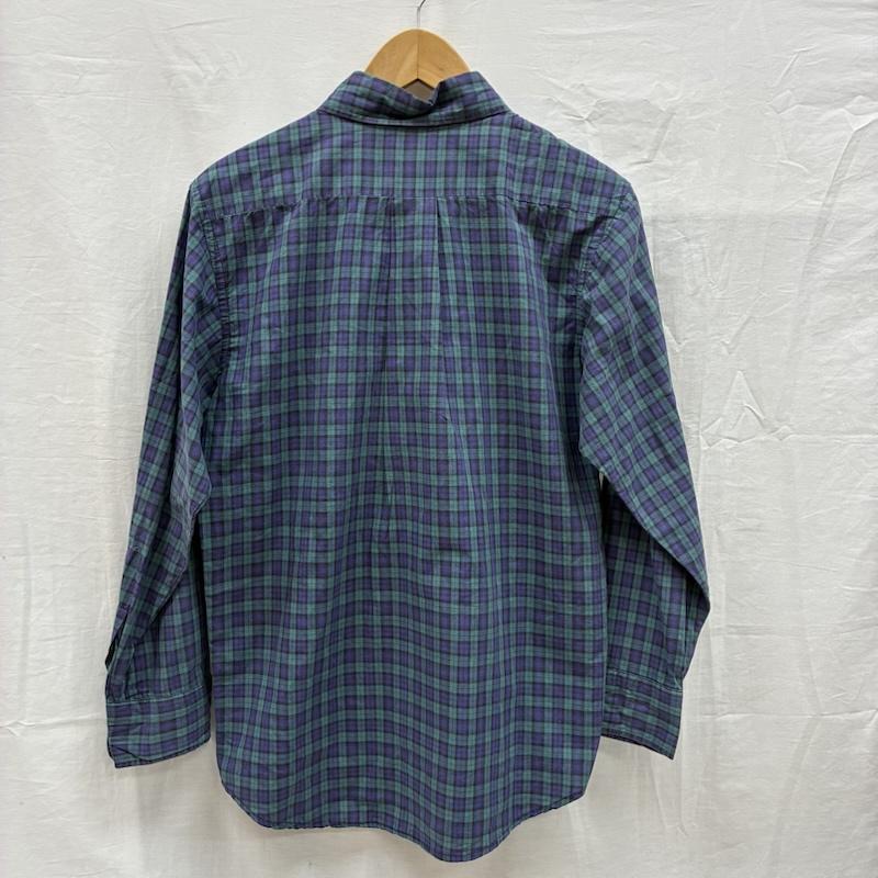ブルックス ブラザーズ BROOKS BROTHERS シャツ、ブラウス 長袖 60s 70s Est1818 6ボタン BD チェック ロングスリーブ シャツ 16.5 - チェック メンズ USED 古着 中古 50150779
