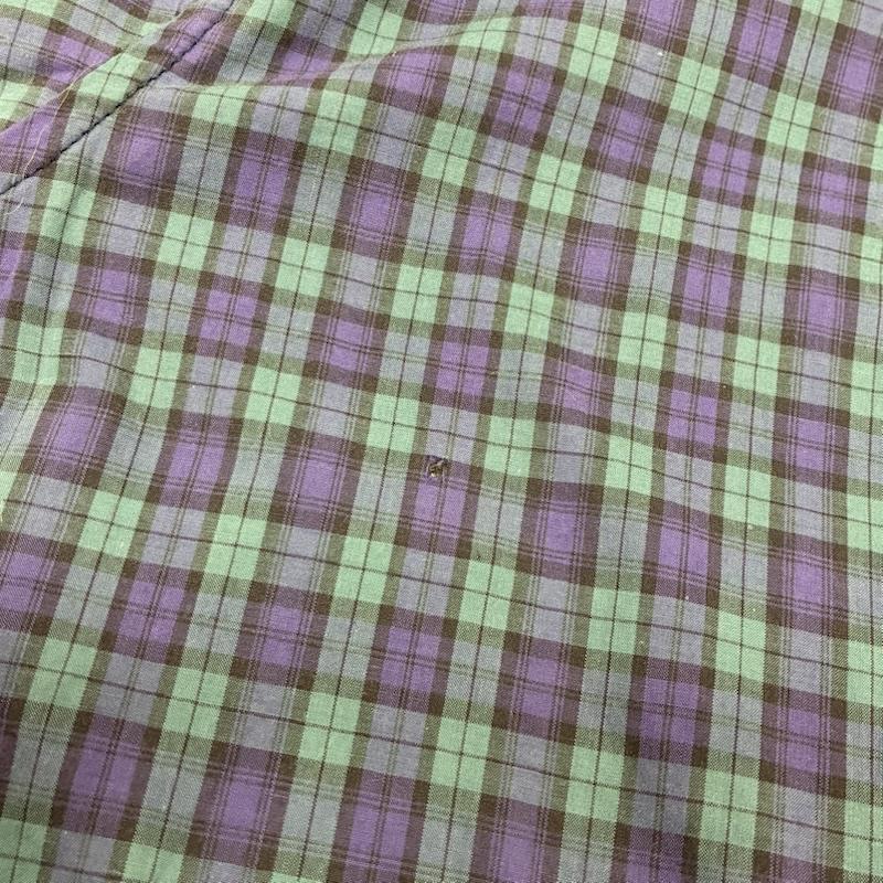 ブルックス ブラザーズ BROOKS BROTHERS シャツ、ブラウス 長袖 60s 70s Est1818 6ボタン BD チェック ロングスリーブ シャツ 16.5 - チェック メンズ USED 古着 中古 50150779