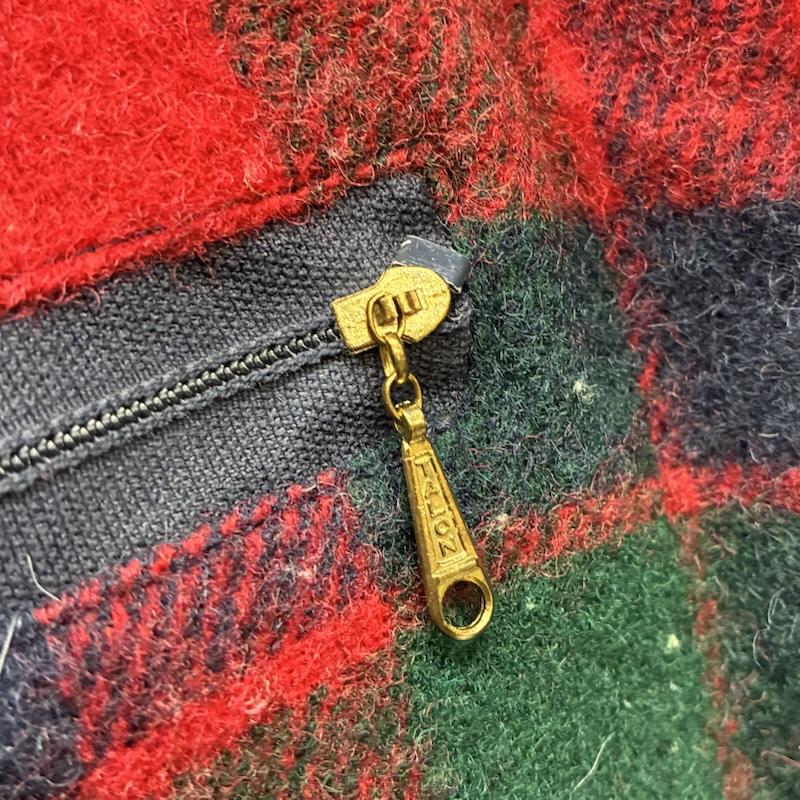 ウールリッチ WOOLRICH ジャケット、上着 ジャンパー、ブルゾン 70s 80s USA製 60/40 ロクヨンクロス チェックライナー マウンテンパーカー L チェック 紺 / ネイビー / navy メンズ USED 古着 中古 50150783