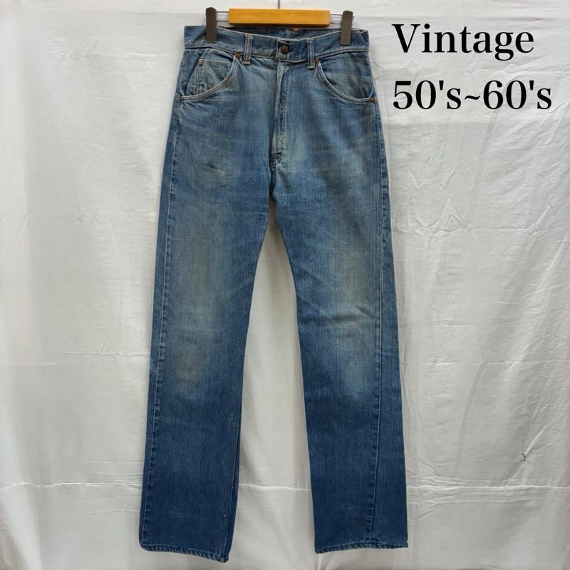 ヴィンテージ VINTAGE パンツ デニム、ジーンズ 50s 60s KSKジッパー セルビッチ ヴィンテージ ジーンズ デニムパンツ - メンズ USED 古着 中古 50150787